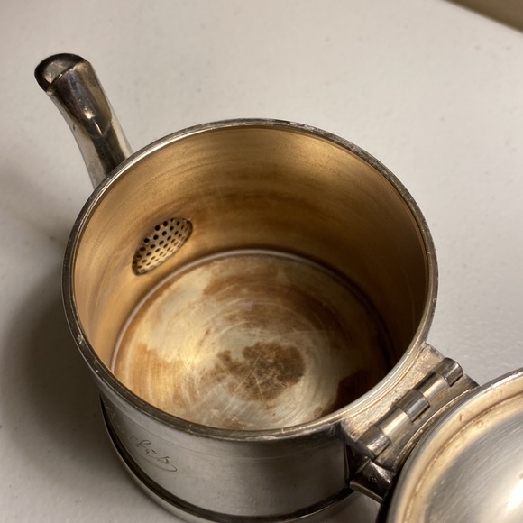 Vintage Benedict Indestructo Sheffield Plate Nickel Silver Coffee/Tea Pot - Picture 5 of 6